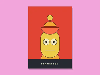 Blameless aesthetic authentic blameless character character design creative creative art creative design design digital art graphic illustration minimal nft person simple wall art