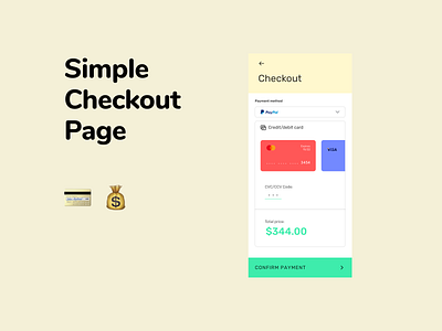 Simple checkout page app checkout checkout form checkout page credit card dailyui dailyui 002 dailyuichallenge design iran minimal payment simple checkout ui