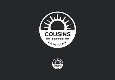 Cousins Coffee | Logo & Branding air roast apple pencil branding coffee coffee bean design hand drawn handrawn illustration ipad pro label logo
