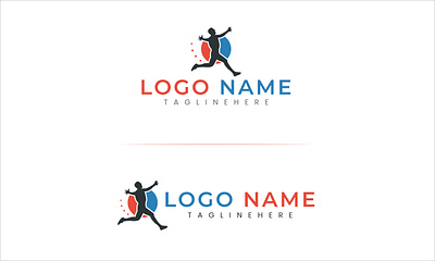 Run Logo Design body building brand identity branding design icon lettering logo minimal natural logo real estate running typography