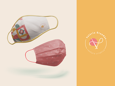 Branding | Valéria Brandão artesanal brand branding craft logo logo design seamstress