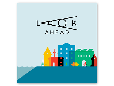 Look Ahead climate climate change design environmental flat green illustration minimal typography vector