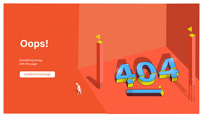 404page design illustration ui web