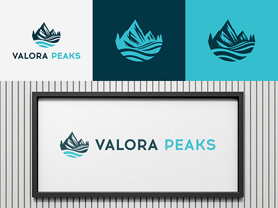 Valora Peaks | Mountain Valley Logo Design adobe illustrator branding logo logo branding logo design logo designer logotipo logotype mountain logo mountain valley logo travel logo unique logo