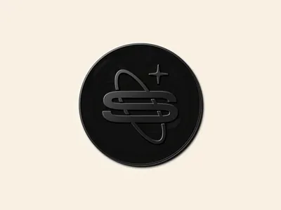 Solar | Enamel Pin brand brand identity branding cafe coffee enamel enamelpin graphicdesign icon identity logo pin s space star typography