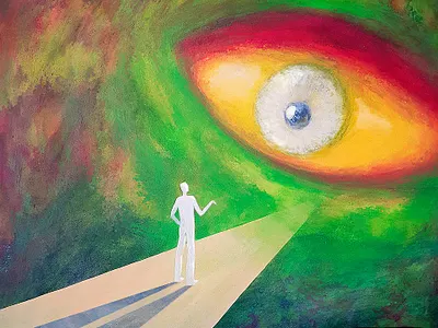 Fall in Metaphysics color diego ridao editorial illustration metaphysics ridao