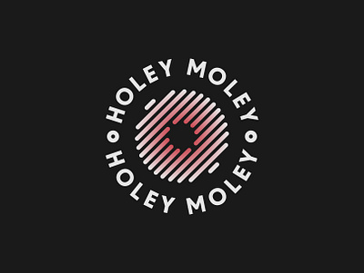 Holey Moley branding design graphic design logo vector