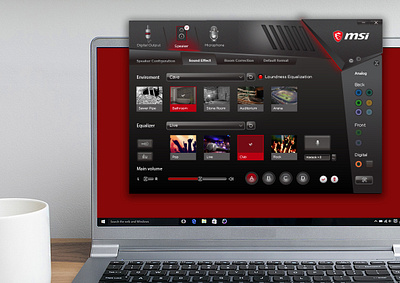 msi Realtake design ui ux