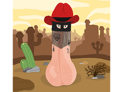 Orville Peck(er) illustration penis