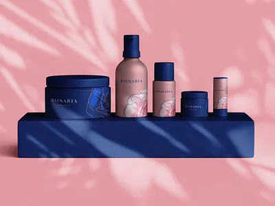 Rosaria brand identity art branding design graphic design illustration logo ui ux vector web