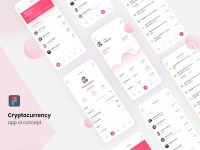 Cryptocurrency App UI design app balance bitcoin bitcoin wallet coin coinbase crypto cryptocoin cryptocurrency dollar earning ethereum exchange ios money online money ui ui design ux wallet