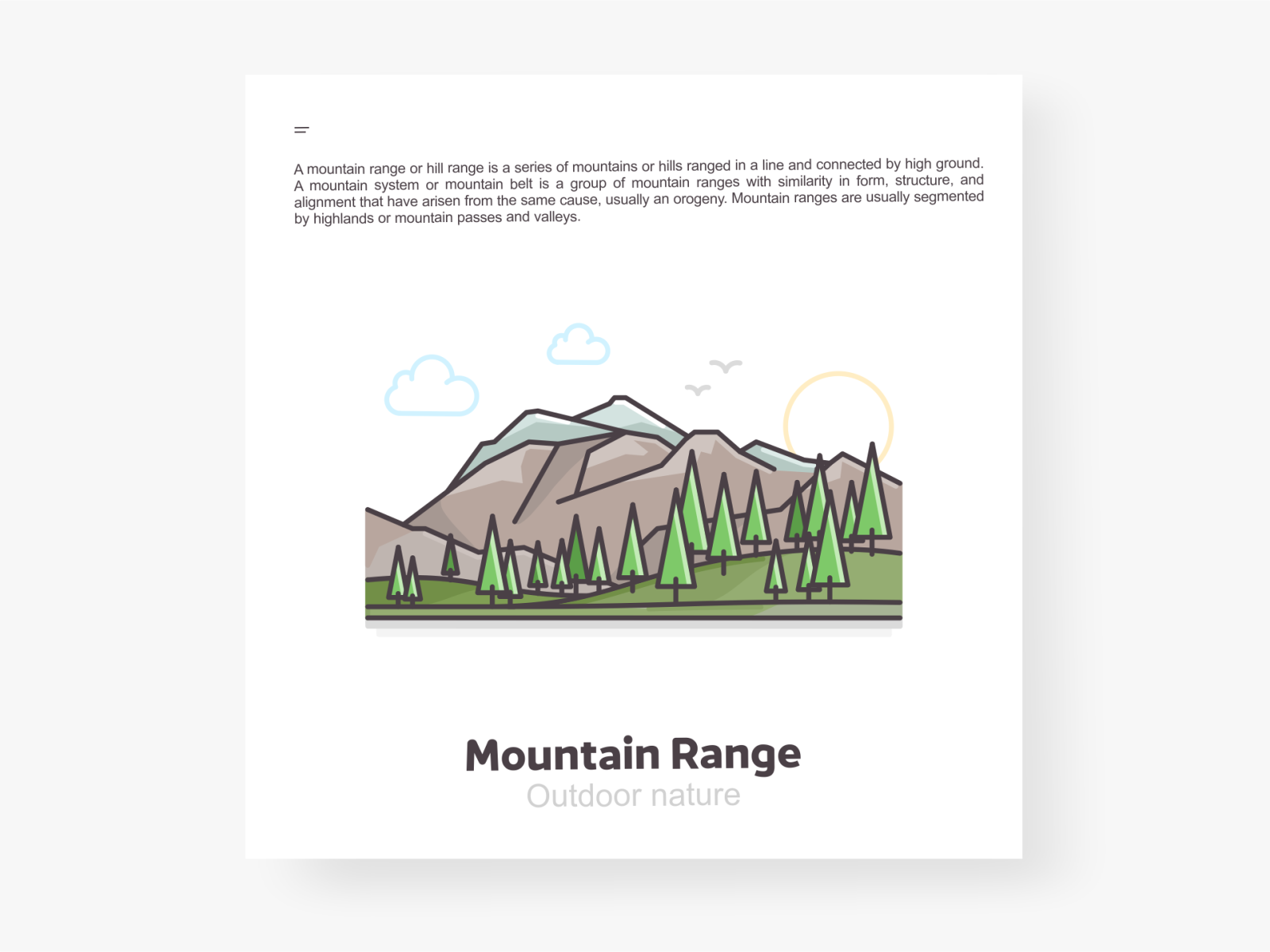 Difference between hill and mountain