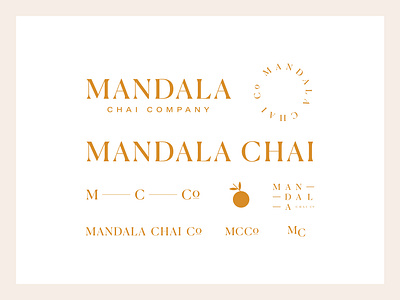 mandala chai RIP — full family all caps brand brand system branding chai elevated identity logo logomarks mandala mandala chai serif spokane