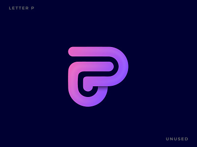 letter p ( Monogram logo ) branding gradient initial initials letter letter mark letter p logo logo design logomark modern modern logo monogram monogram letter monogram logo p logo p logos plogo simple symbol