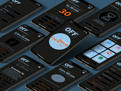 Off Log - Mobile App UX Senior Thesis app app design design graphic design hci logo mobile app mobile design ui ui ux uidesign user experience design ux