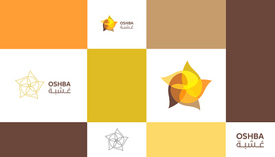 Oshba Brand Identity brand design branding logo concept logo design logo mark minimal visual identity براندينج شعارات شعارات عربية