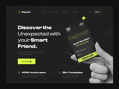 Online Wallet Website Design 💳 dark website design inspiration landing page mastercard modern website online card online payment online payment website trendy website ui ui design uidesign uiux wallet wallet website web website website design