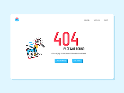 UI Challenge 008 - 404 Page 404 error 404 page dailyui ui web