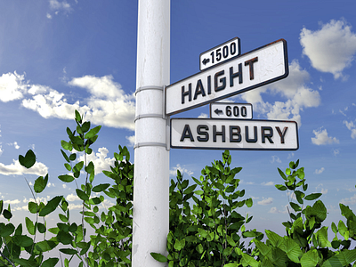 Haight Ashbury 3d 3d animation 3dfordesigners c4d c4dfordesigners california cinema4d haight ashbury san francisco