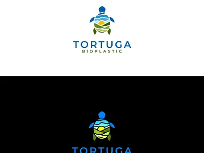 Tortuga Bioplastics branding design logo