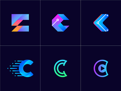 Modern C Letter Logo Collection l C Logofolio 3d app icon best logos brand identity branding c letter design c letter logo c letter logo collection c logo design fintech logo logo collection logo design logofield logofolio logoset modern letter logo modern logo modern tech logo