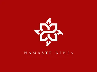 Shuriken + Infinity Symbol Logo Concept branding design flat infinity infinity logo logo logo design minimalist monogram monogram logo ninja shuriken