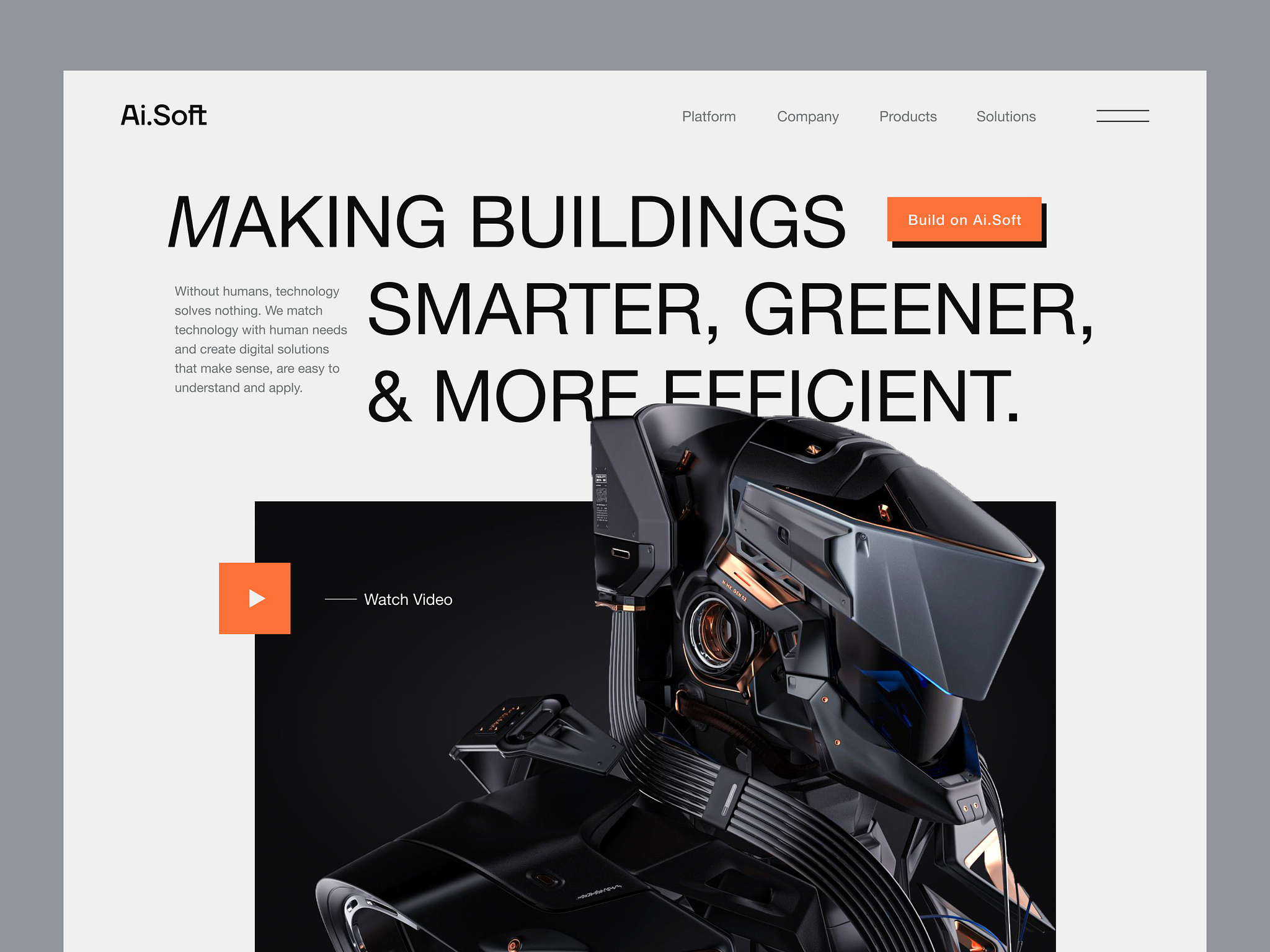 Robotics (AI) Web Page Design by Ui Sharks on Dribbble
