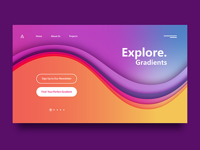 Gradients UI #3 design illustrator design ui