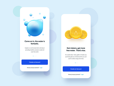 iPhone App For Hydration app design apple illustration ios iphone iphone app mobile ui uiux