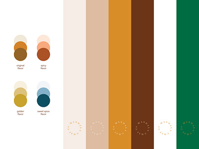 mandala chai RIP — color palette brand branding chai color flavors identity mandala palette spokane