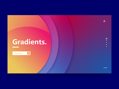 Gradients UI #1 design illustrator design ui