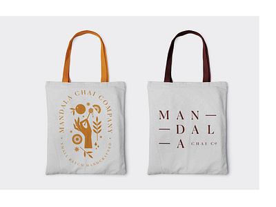 mandala chai RIP — tote concepts badge badge design brand branding chai concept concepts flat identity illustration mandala spokane tote tote bag