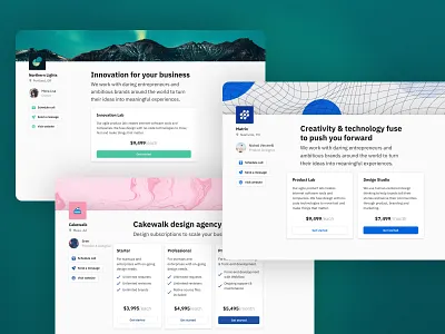 Creator economy landing page creator economy creators figma landing page payments pricing pricing section product design profile page themes ui ui design