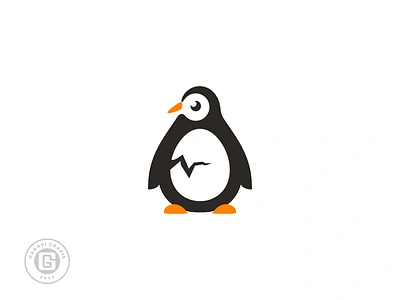 Penguin egg brand branding design illustration logo logodesign logodesigns ui ux vector