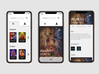 Moviescape app design app redesign figma figmadesign flatdesign material ui materialdesign movie neumorphic design neumorphism redesign search search app streaming streaming app ui design ui ux uidesign uiux uxdesign