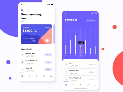 Motu Wallet app balance bill card clean design design app designer finance fintech flash home manager minimal paymnet resourse statistics ui design uiux ux design wallet