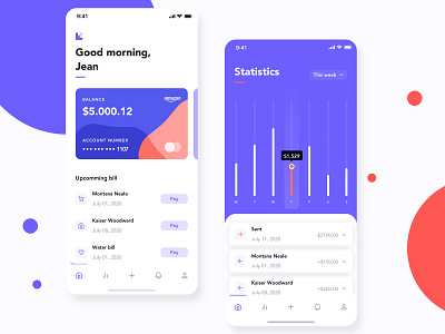 Motu Wallet app balance bill card clean design design app designer finance fintech flash home manager minimal paymnet resourse statistics ui design uiux ux design wallet