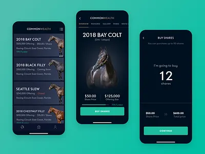 Commonwealth Mobile Application app design design development ios mobile app mobile applications ui ux