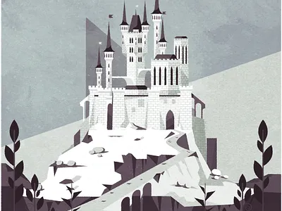 A little fantasy. design illustration illustrator minimalist retro texture vector