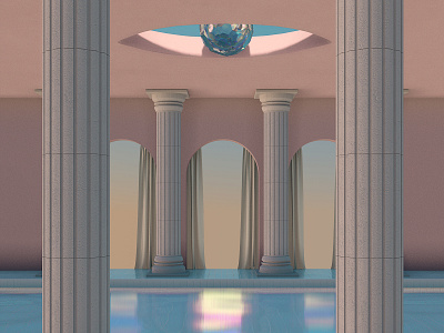 The views / 13 3d architecture cinema4d pool summer