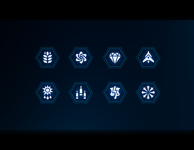 Resourse Icons game icon icon set icons illustration resouse sci fi scifi ui uidesign