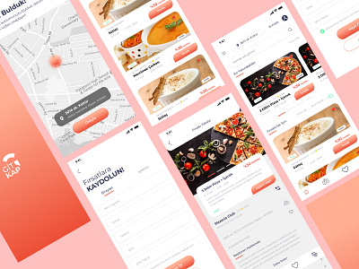 Gitkap food app Ui-kit part-1 adsum adsumoriginator app app concept app design concept designer food app ui food delivery app originator ui design uikits