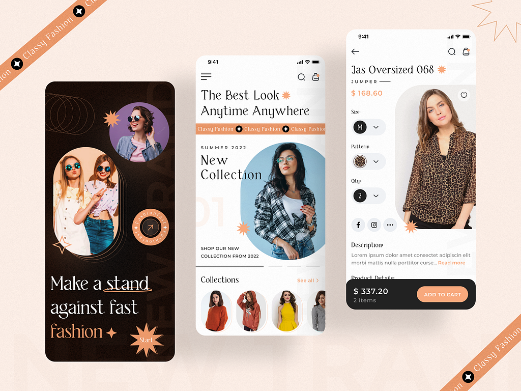 Fashion E-commerce App Design by 300Mind UI/UX for 300Mind on Dribbble