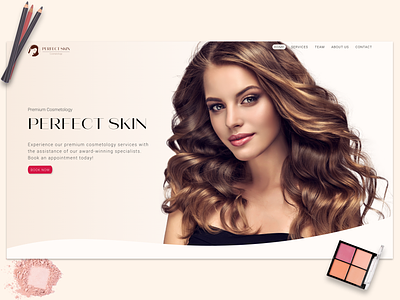 Perfect Skin branding custom design custom website design graphic design ui ux uxui web web design web designer website design