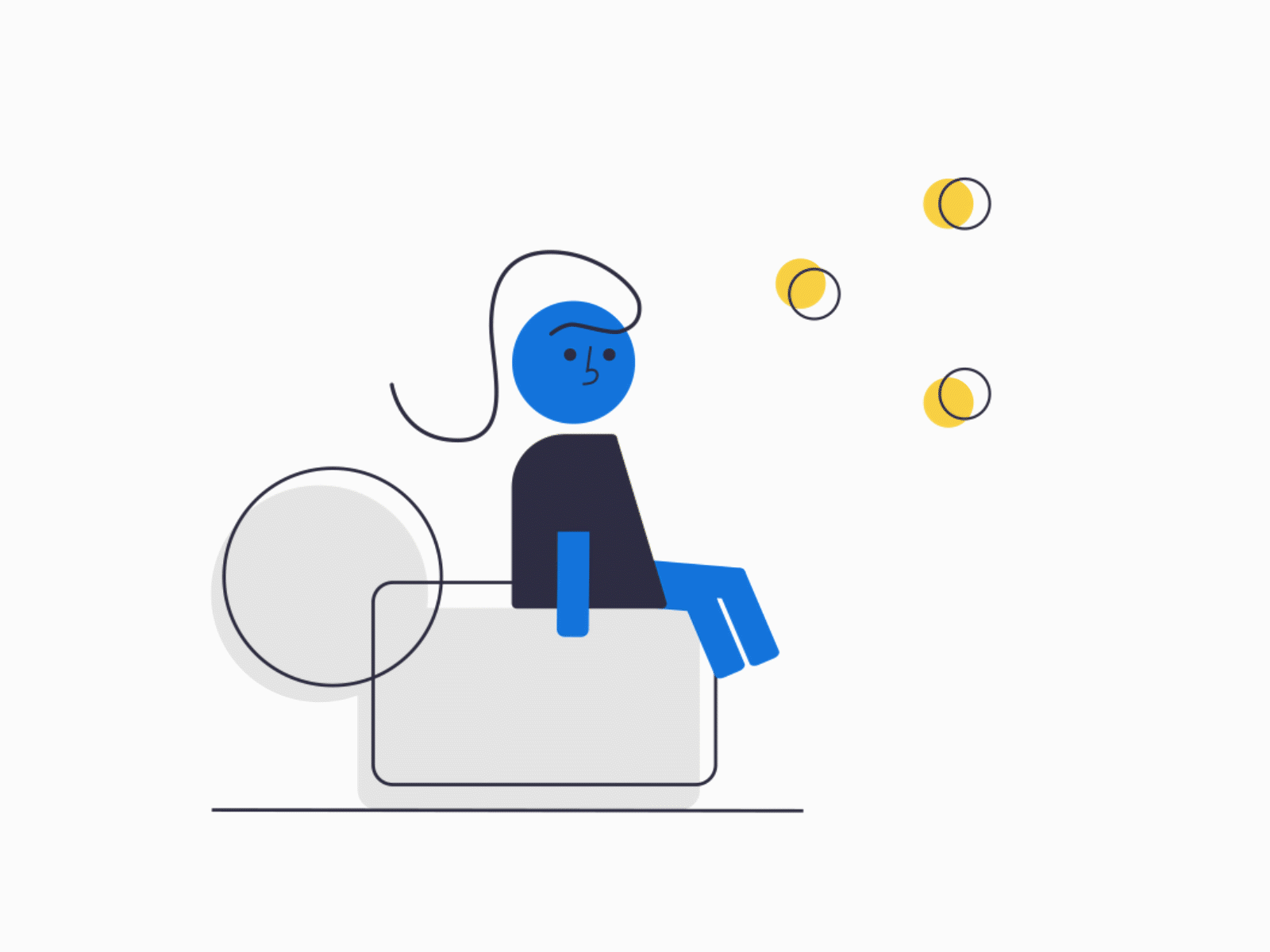 Mood Tracking Onboarding Animation animation animation 2d app design button animation design icon illustration ui ux vector