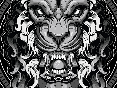 Lion Ring adobe illustrator adobe photoshop animal clientwork design designer graphics illustration lion lion head merch design pen tablet pen tool project ring vector art vector artwork vector illustration vectorize wacom