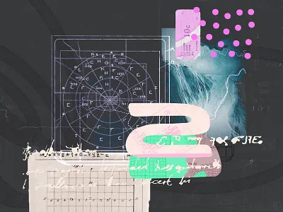 Data Collage collage collageart data design graphic graphicdesign map