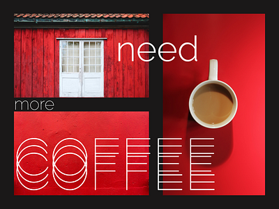 Coffee? All Day All Night adobe photoshop adobe xd banner coffee mania typogaphy ui