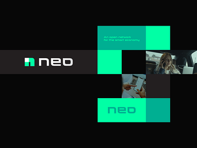 Neo Rebranding Concept abstract ai blockch blockchain branding clever corporate crypto data digital finance fintech futuristic geometry letter logo minimal n web web3