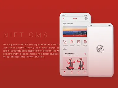 NIFT CMS: Concept abshk abshkay adobe adobe xd adobexd art cms design india nift cms ui user experience user experience ux userinterface ux uxui